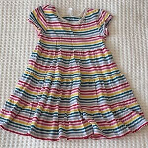 🌈 Hanna Andersson Colorful Rainbow Striped Dress